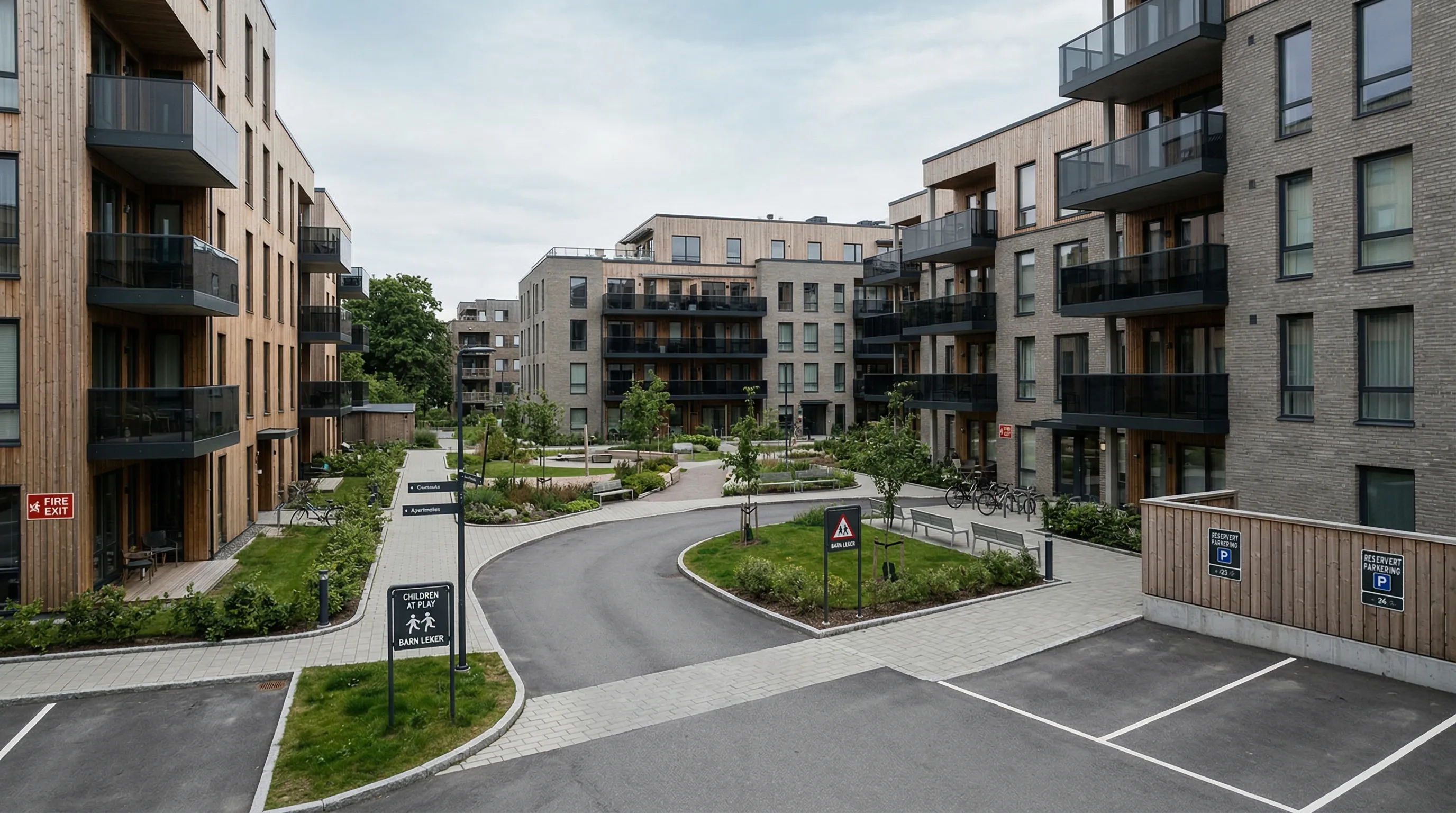 Borettslag og sameie bygning